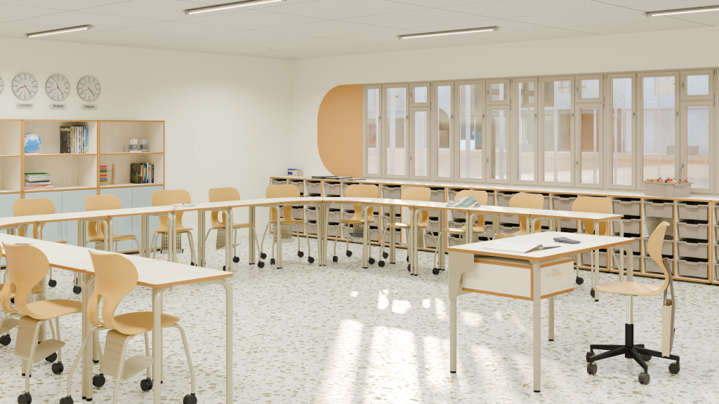 Furniture for primary school classrooms: a guide to learning, participating and collaborating
