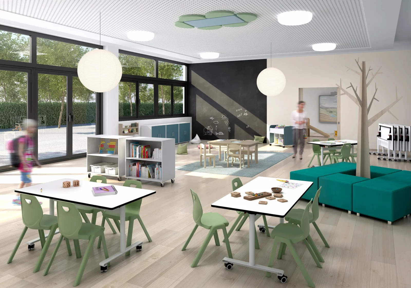 The role of school furniture during the early childhood stage
